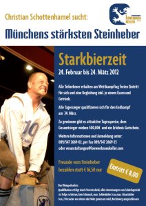 Steinheben im Löwenbräukeller 2012