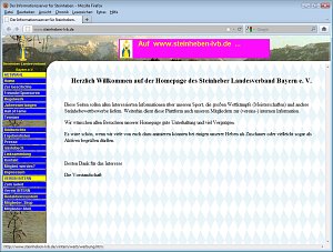 Homepage des Landesverbandes der Steinheber